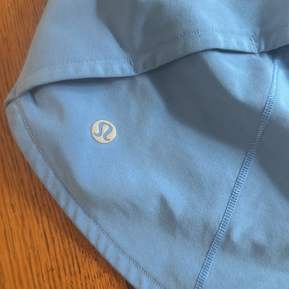 Blue Lululemon shorts - Picture 2 of 4